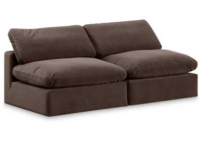 Image for Comfy Brown Velvet Modular Sofa