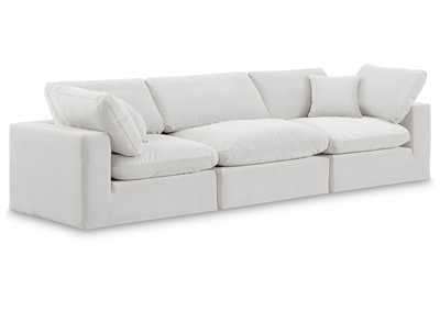 Image for Comfy Cream Velvet Modular Sofa