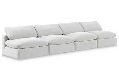 Image for Comfy Cream Velvet Modular Sofa