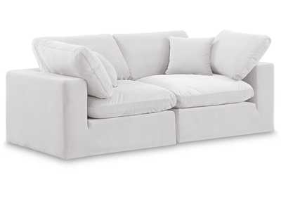 Image for Comfy Cream Velvet Modular Sofa