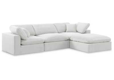 Image for Comfy Cream Velvet Modular Sectional