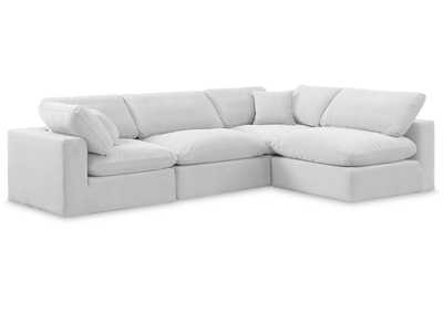 Image for Comfy Cream Velvet Modular Sectional
