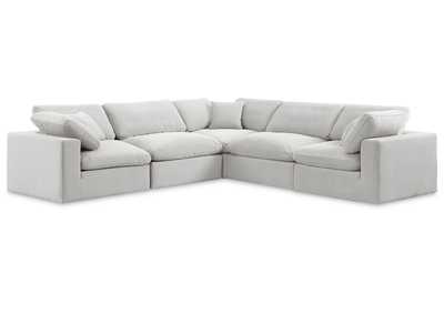 Image for Comfy Cream Velvet Modular Sectional