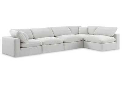 Image for Comfy Cream Velvet Modular Sectional