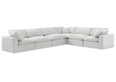 Image for Comfy Cream Velvet Modular Sectional