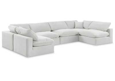 Image for Comfy Cream Velvet Modular Sectional