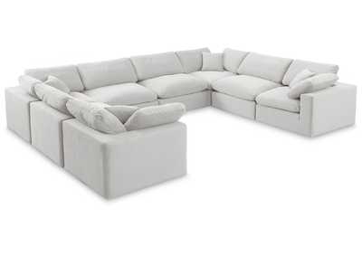 Image for Comfy Cream Velvet Modular Sectional