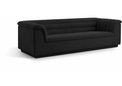 Image for Cascade Black Boucle Fabric Sofa
