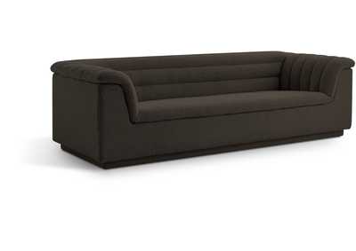 Image for Cascade Brown Boucle Fabric Sofa