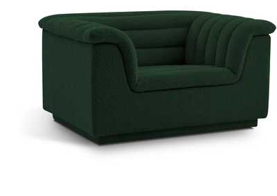 Image for Cascade Green Boucle Fabric Chair