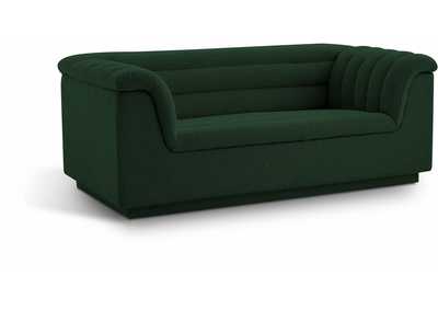 Image for Cascade Green Boucle Fabric Loveseat