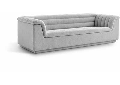 Image for Cascade Grey Boucle Fabric Sofa