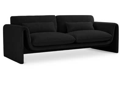 Image for Stylus Black Boucle Fabric Sofa