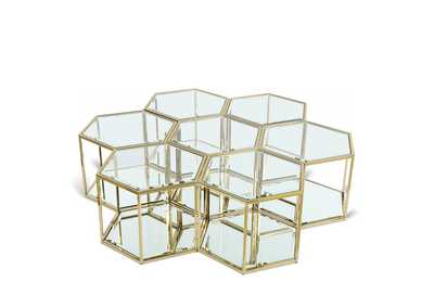 Image for Sei Brushed Gold Coffee Table