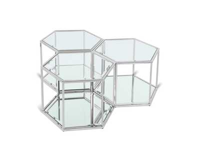 Image for Sei Chrome Coffee Table