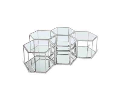 Image for Sei Chrome Coffee Table