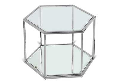 Image for Sei Brushed Chrome Coffee Table