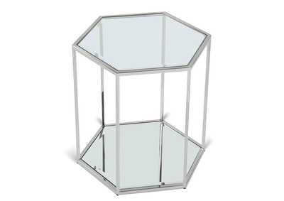 Image for Sei Brushed Chrome End Table