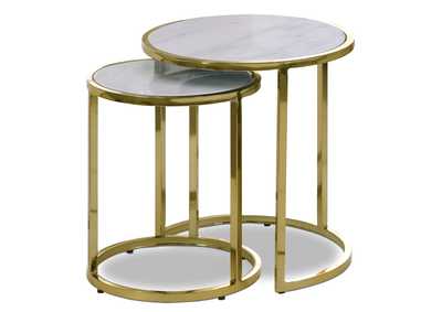 Massimo Gold End Table