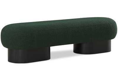 Image for Robertson Green Boucle Fabric Bench