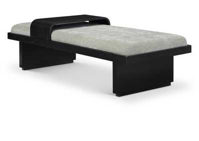 Image for Arlington Mint Green Chenille Fabric Bench