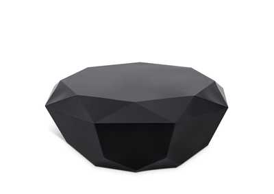 Gemma Matte Black Coffee Table