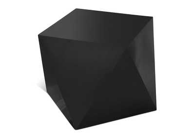 Gemma Matte Black End Table