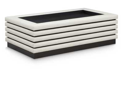 Image for Rory Cream Faux Leather Coffee Table
