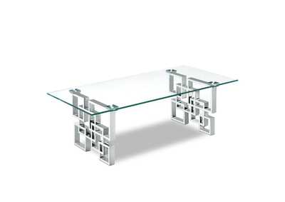 Alexis Chrome Coffee Table