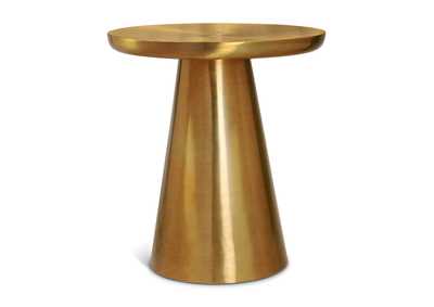 Martini Brushed Gold End Table