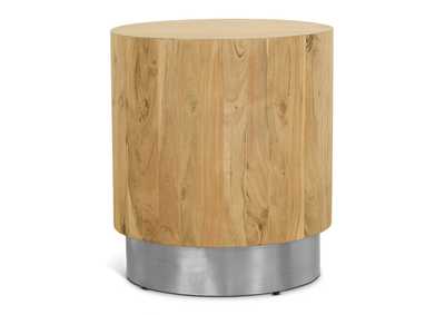 Acacia Chrome End Table