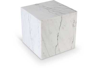 Image for Bolzano White End Table