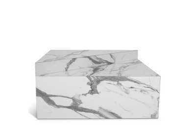 Aritzia White Faux Marble Coffee Table