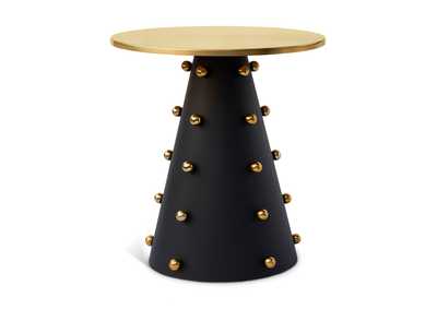 Raven Black - Gold End Table