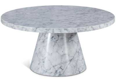 Image for Omni White Faux Marble Coffee Table