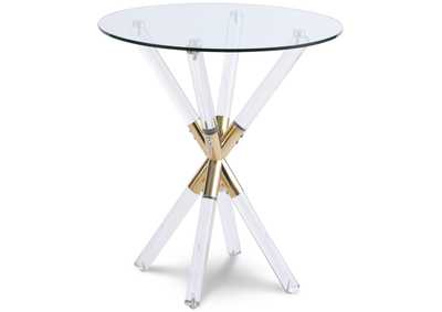 Image for Mercury Acrylic - Gold End Table