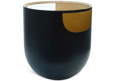 Doma Black - Gold End Table