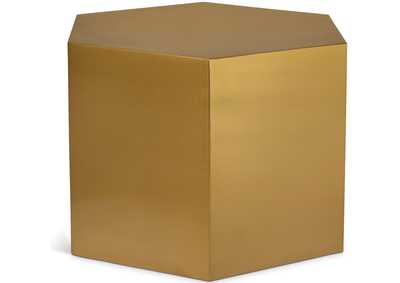 Image for Hexagon Brushed Gold Coffee Table