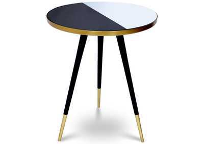 Reflection Gold - Black End Table