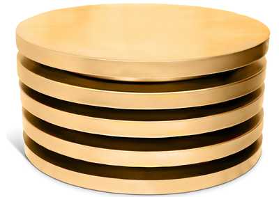 Image for Levels Brushed Gold Coffee Table