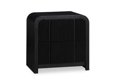 Image for Fluted Black Night Stand