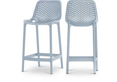Image for Mykonos Sky Blue Outdoor Patio Stool