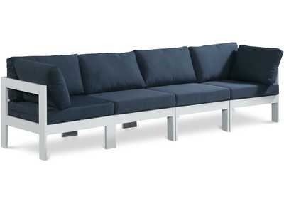 Image for Nizuc Navy Waterproof Fabric Outdoor Patio Modular Sofa