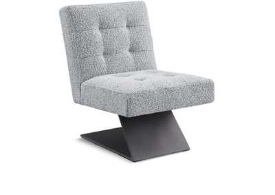Image for Zeal Grey Boucle Fabric Accent Chair