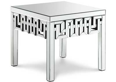 Aria Mirrored End Table