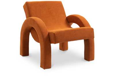 Image for Corduroy Cognac Corduroy Fabric Accent Chair