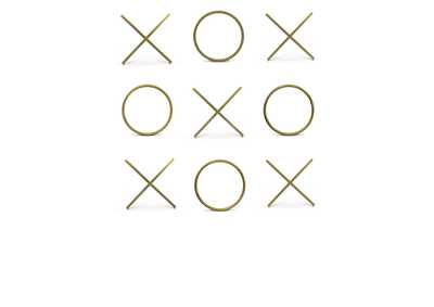 Image for XOXO Gold Stainless Steel Wall Decor