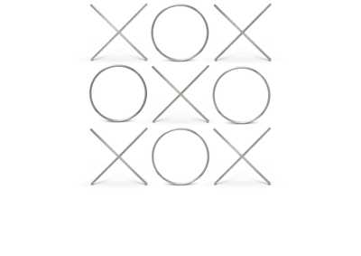 Image for XOXO Chrome Stainless Steel Wall Decor