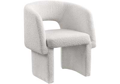 Image for Emmet Cream Boucle Fabric Dining Chair - Accent Chair