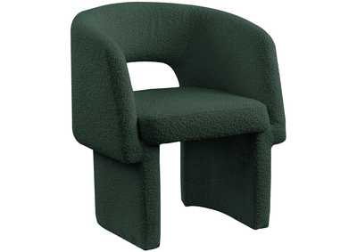 Image for Emmet Green Boucle Fabric Dining Chair - Accent Chair